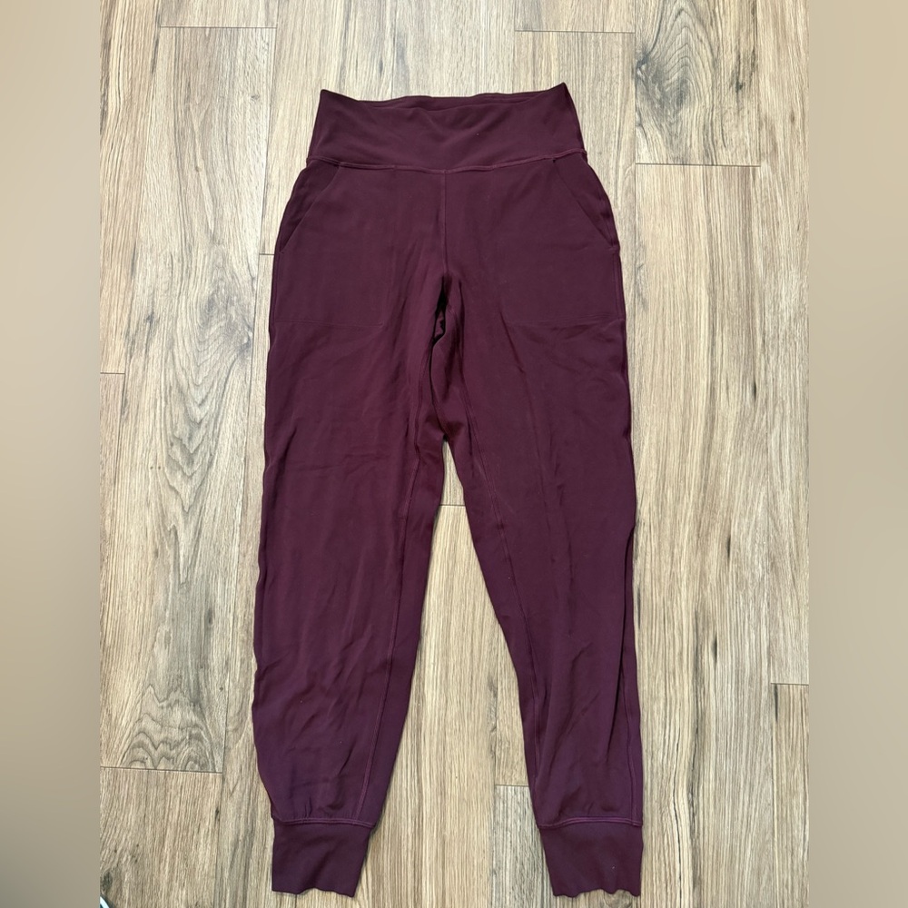 Maroon Size 6 Lululemon Jogger